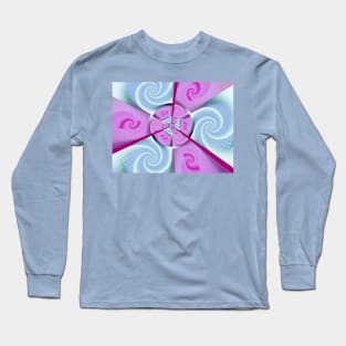 pink and blue spiral Long Sleeve T-Shirt